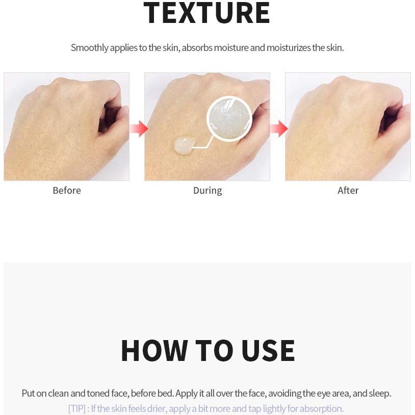 Crema Nocturna Hidratante SNP 20 Paquetes de 6g Cuidado Facial