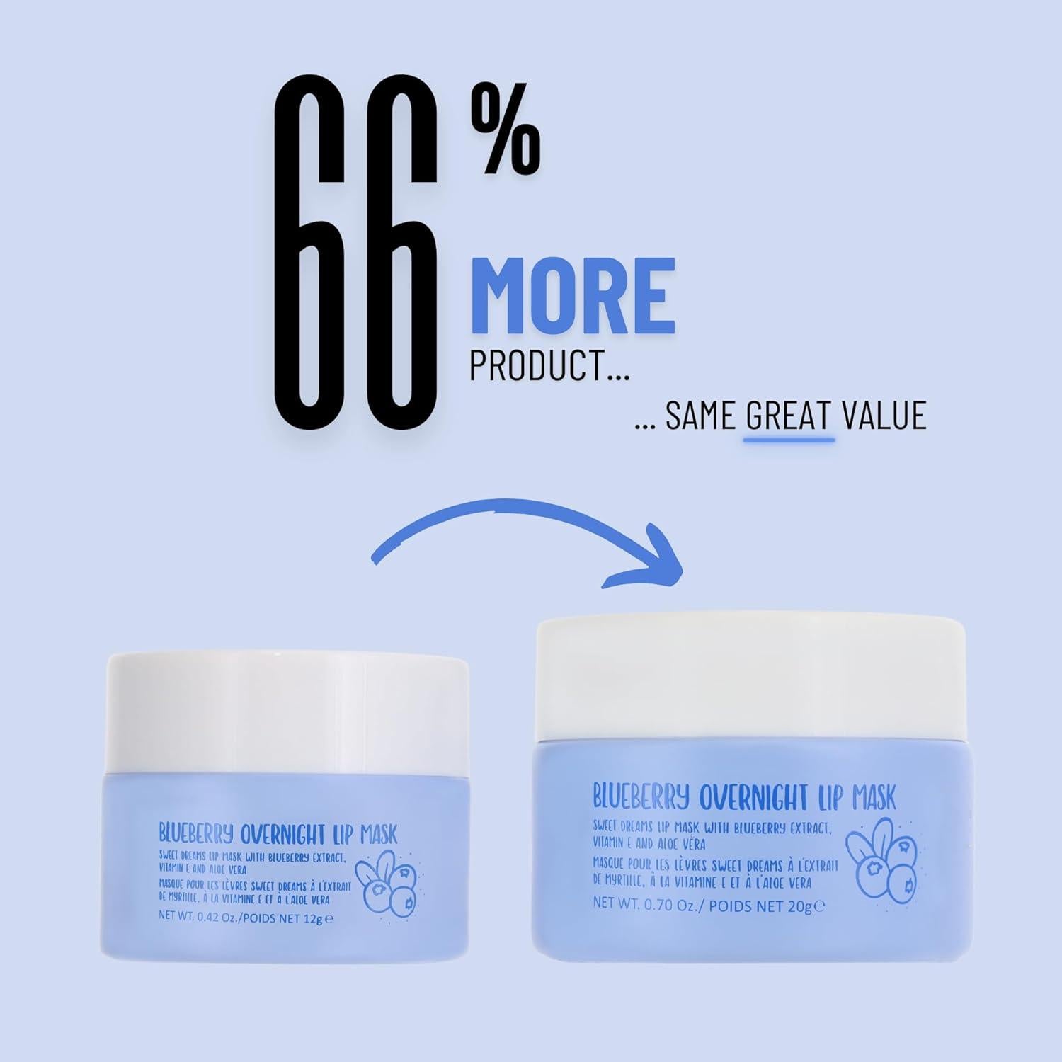 Mascarilla Labial W7 Super Sweet Dreams 19.9 ml - Arándano