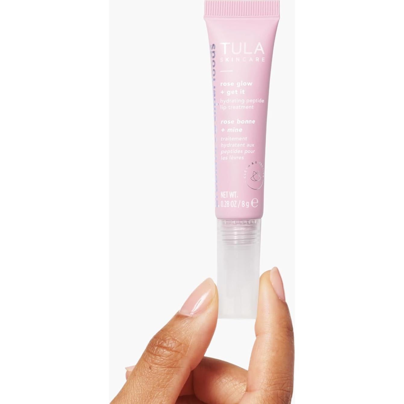 Bálsamo Labial TULA Skin Care Rose Glow - Hidratante 7.87 g
