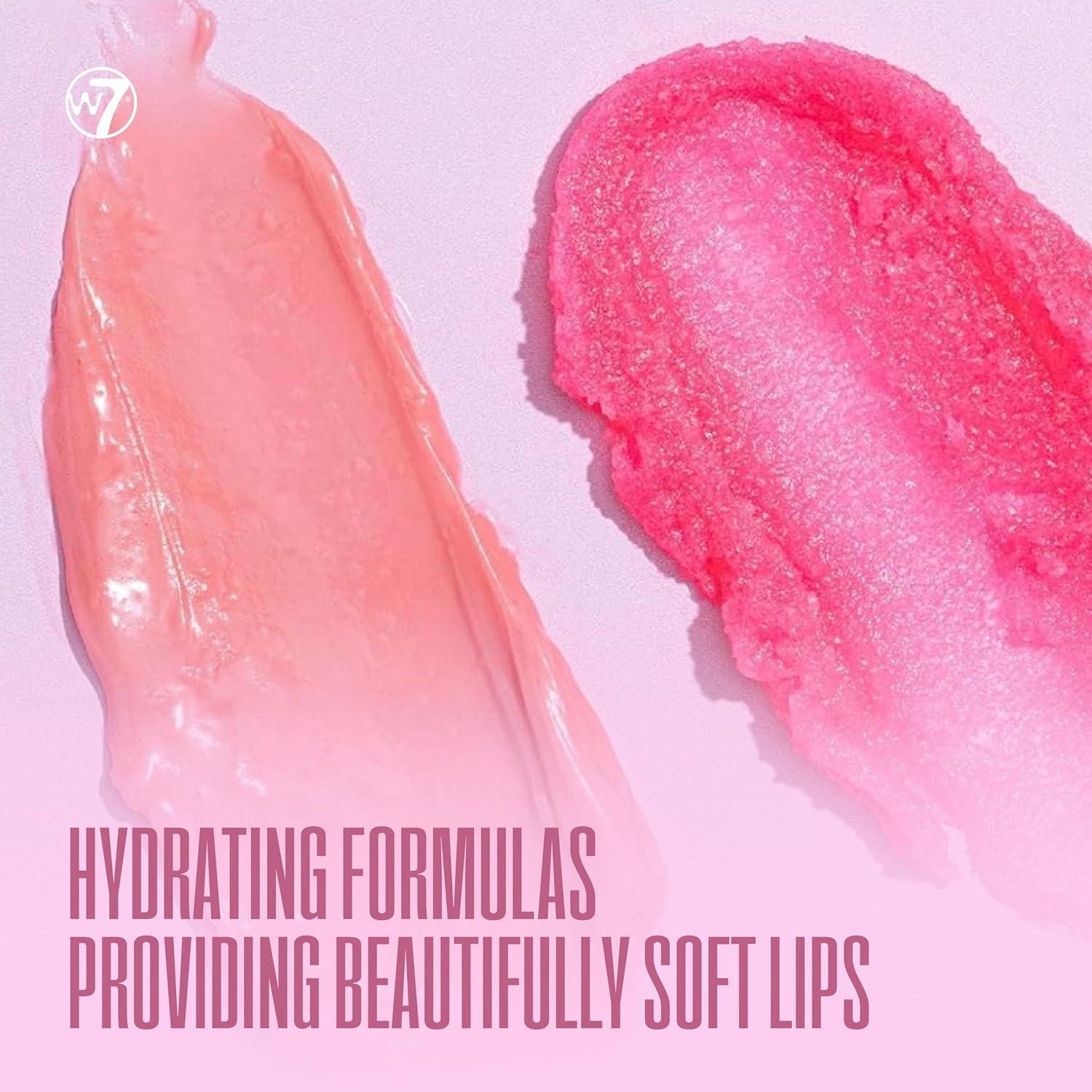 W7 Dulces Sueños Exfoliante y Mascarilla Labial Sabor Fresa