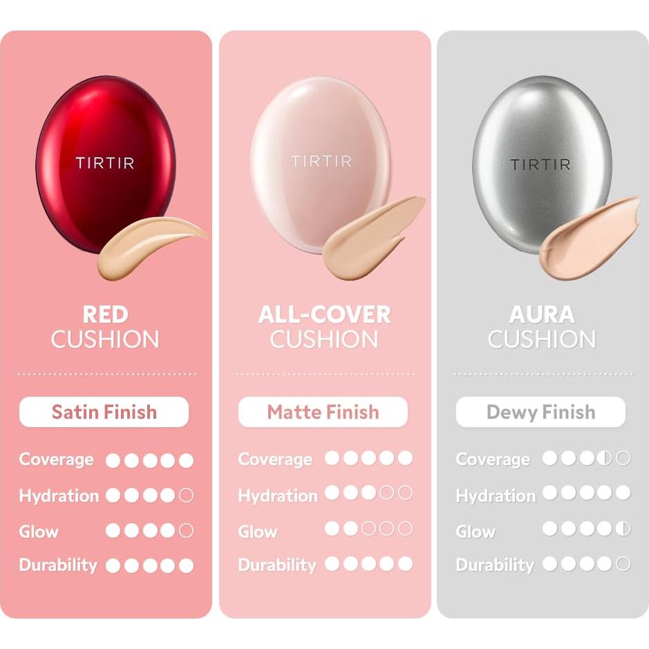 TIRTIR Base de Maquillaje Ajuste Total 24N Latte 18.79 ml