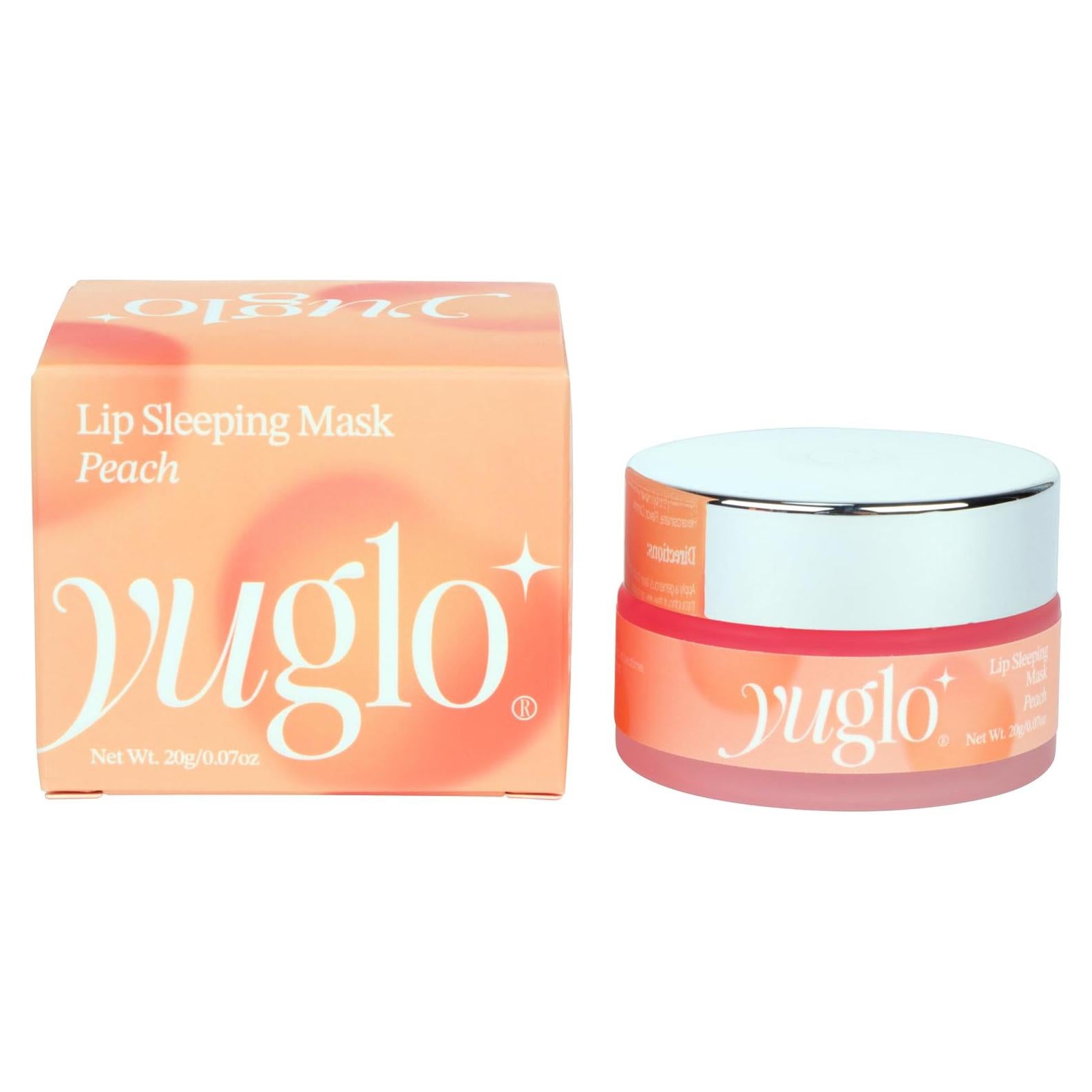 Mascarilla Labial YUGLO para Dormir Sabor Durazno 20g