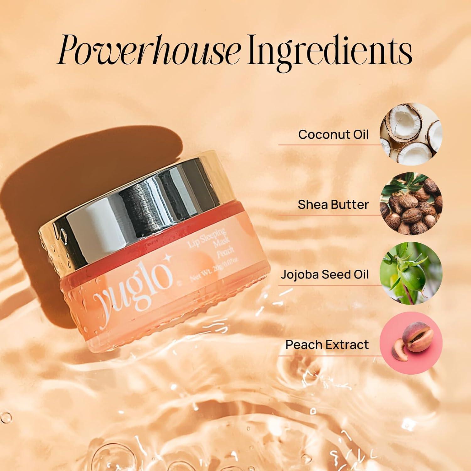 Mascarilla Labial YUGLO para Dormir Sabor Durazno 20g