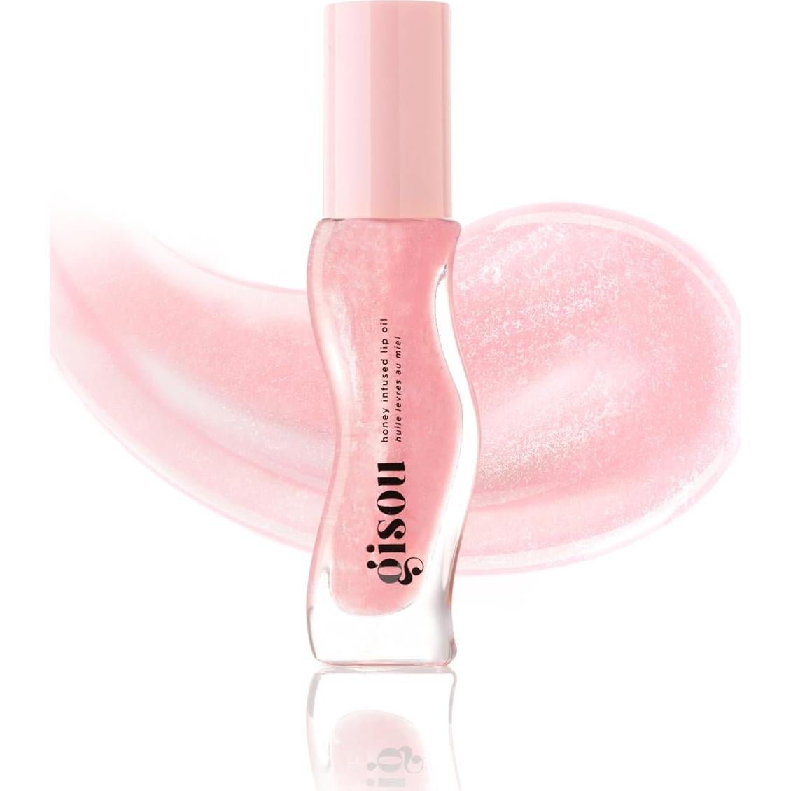 Gisou Aceite Hidratante de Labios con Miel 8ml - Rosa Claro