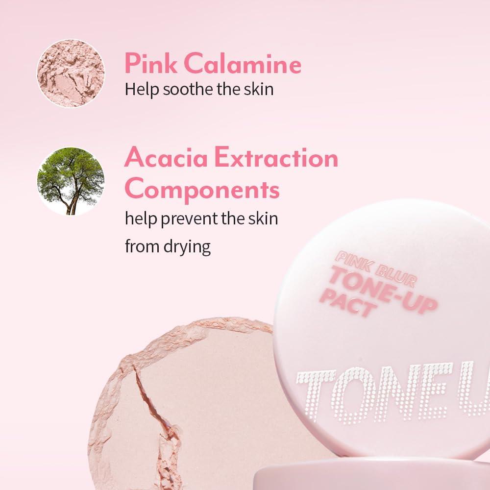 Polvo Compacto I'M MEME 9.92g Rosa Tonificante y Difuminado