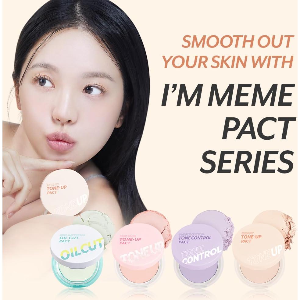 Polvo Compacto I'M MEME 9.92g Rosa Tonificante y Difuminado