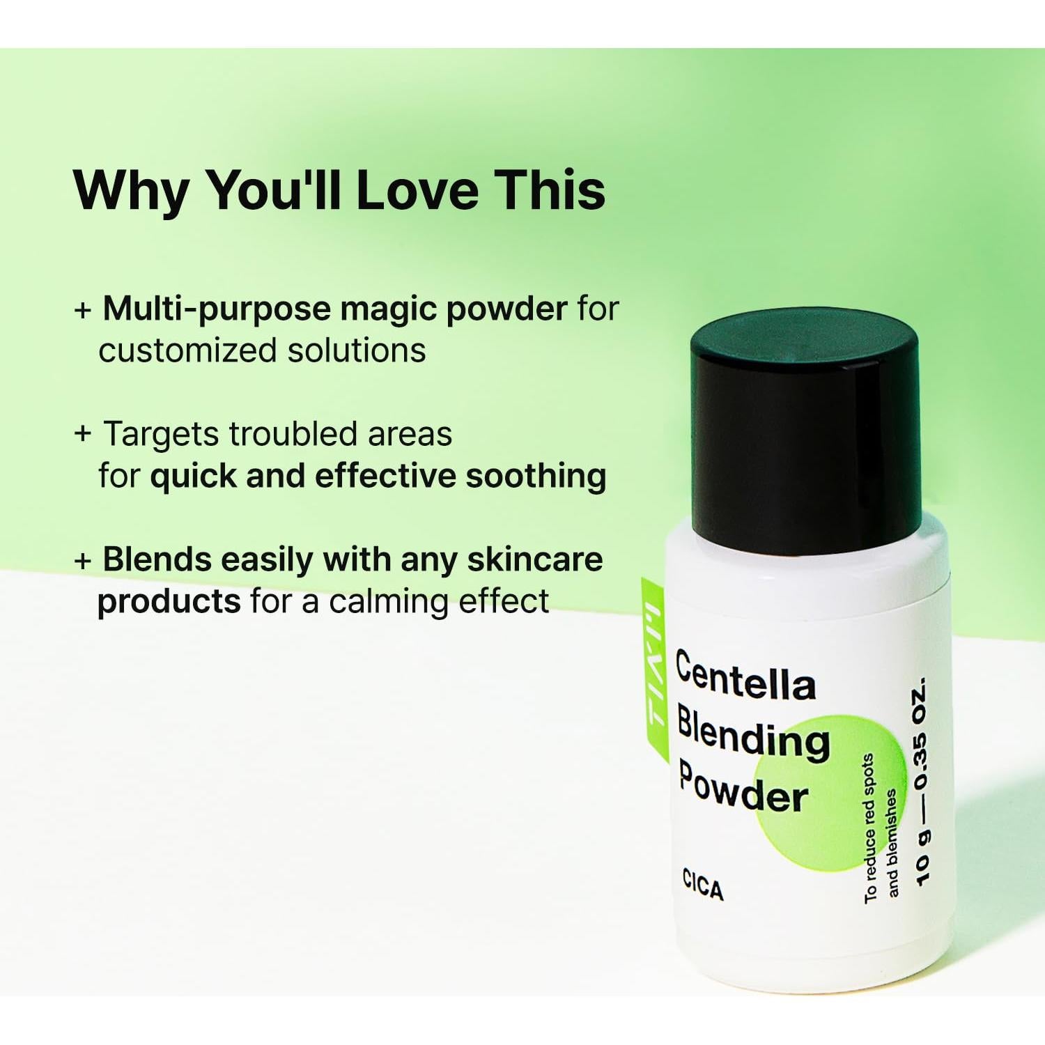 Polvo CICA TIAM 9.92 g - Calma y Controla el Sebo