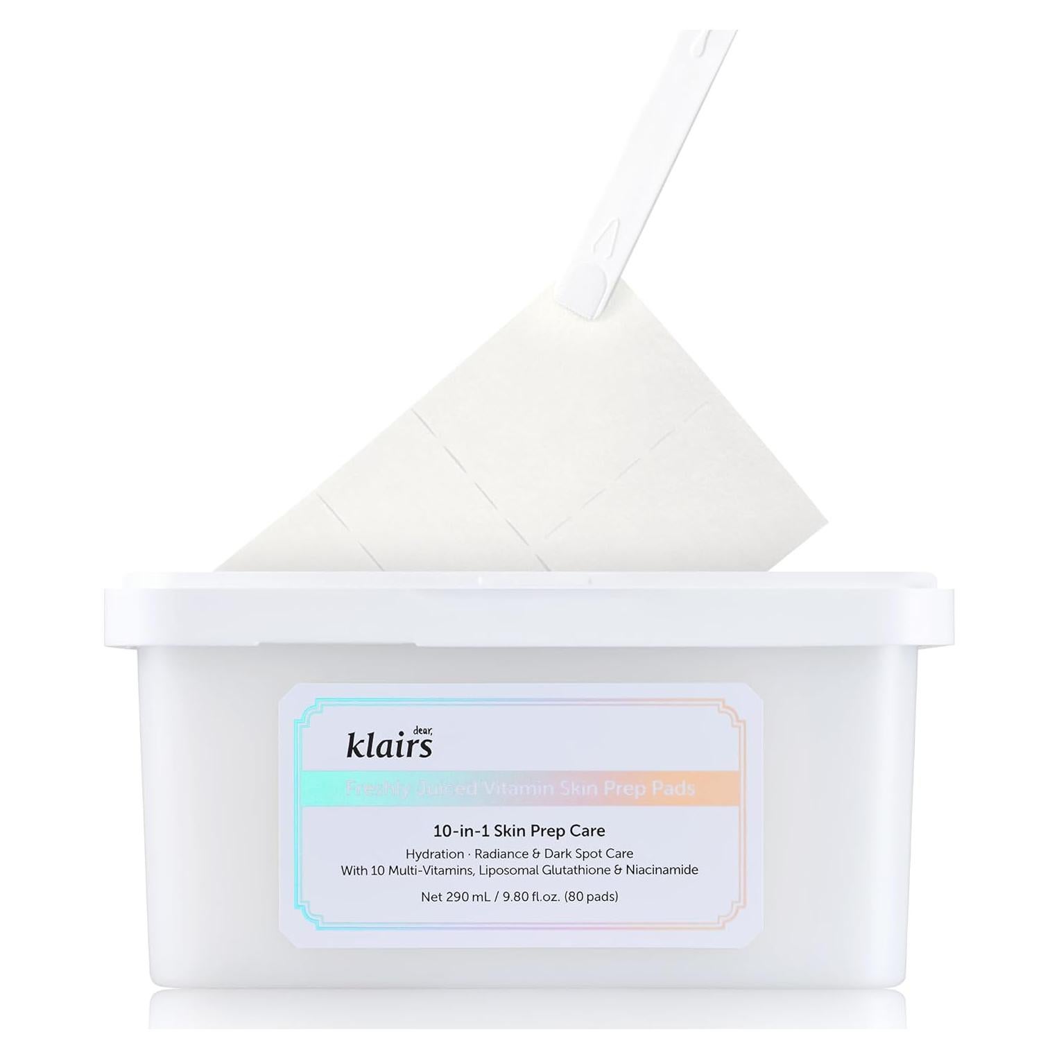 Almohadillas Tónicas DearKlairs Vitamina 80 unidades 10 en 1