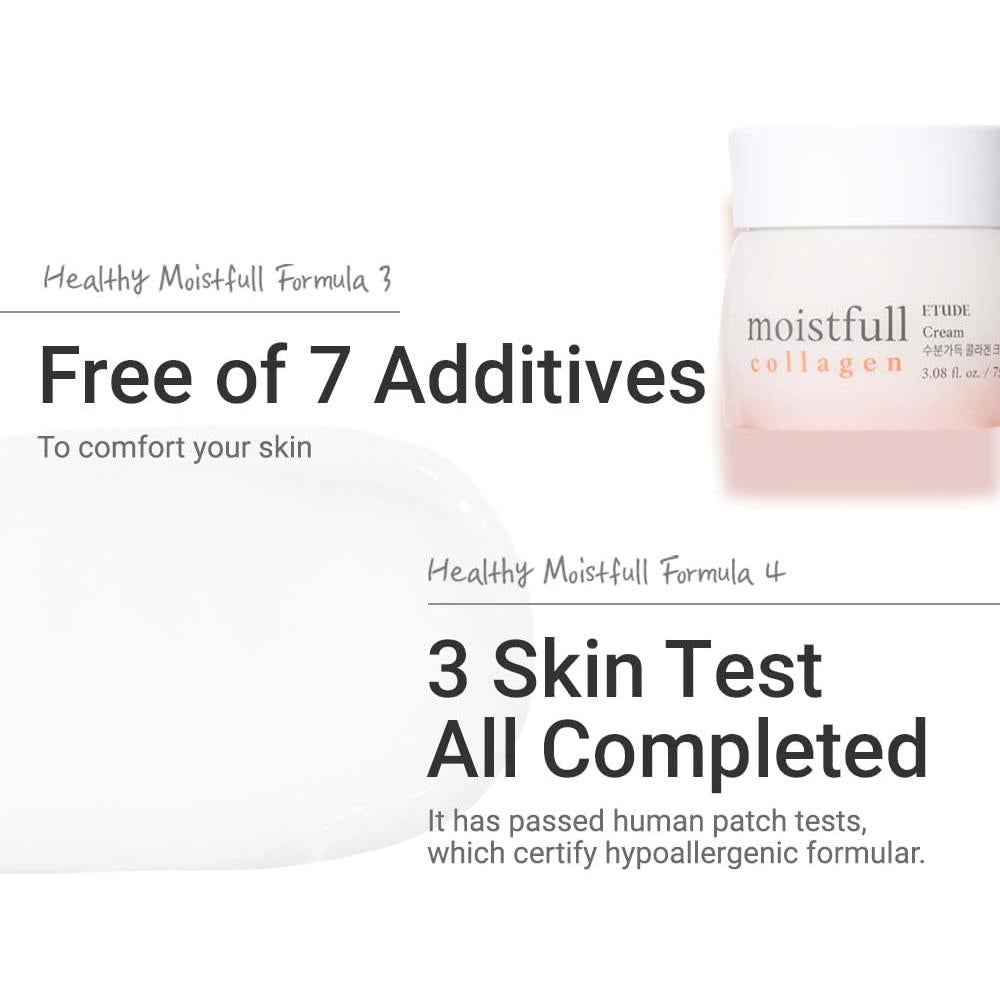Crema de Colágeno Moistfull ETUDE 75ml Hidratante Hipoalergénica