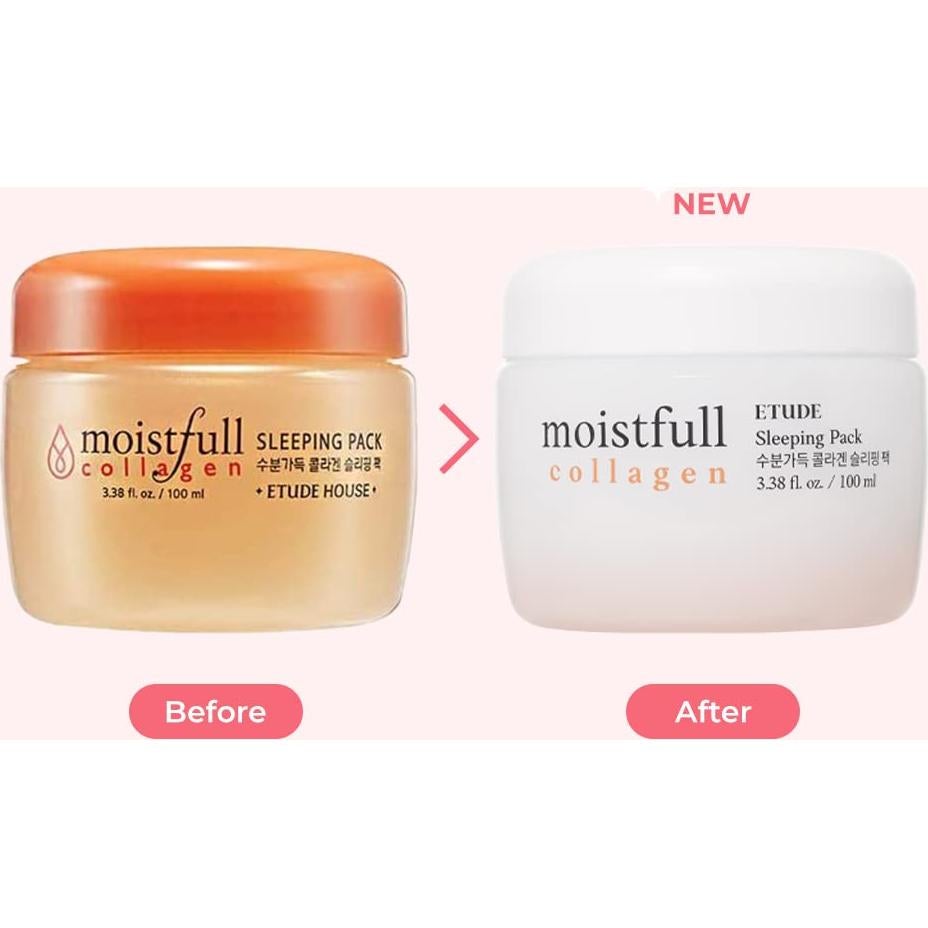 Mascarilla Hidratante Nocturna ETUDE Moistfull Collagen 100ml