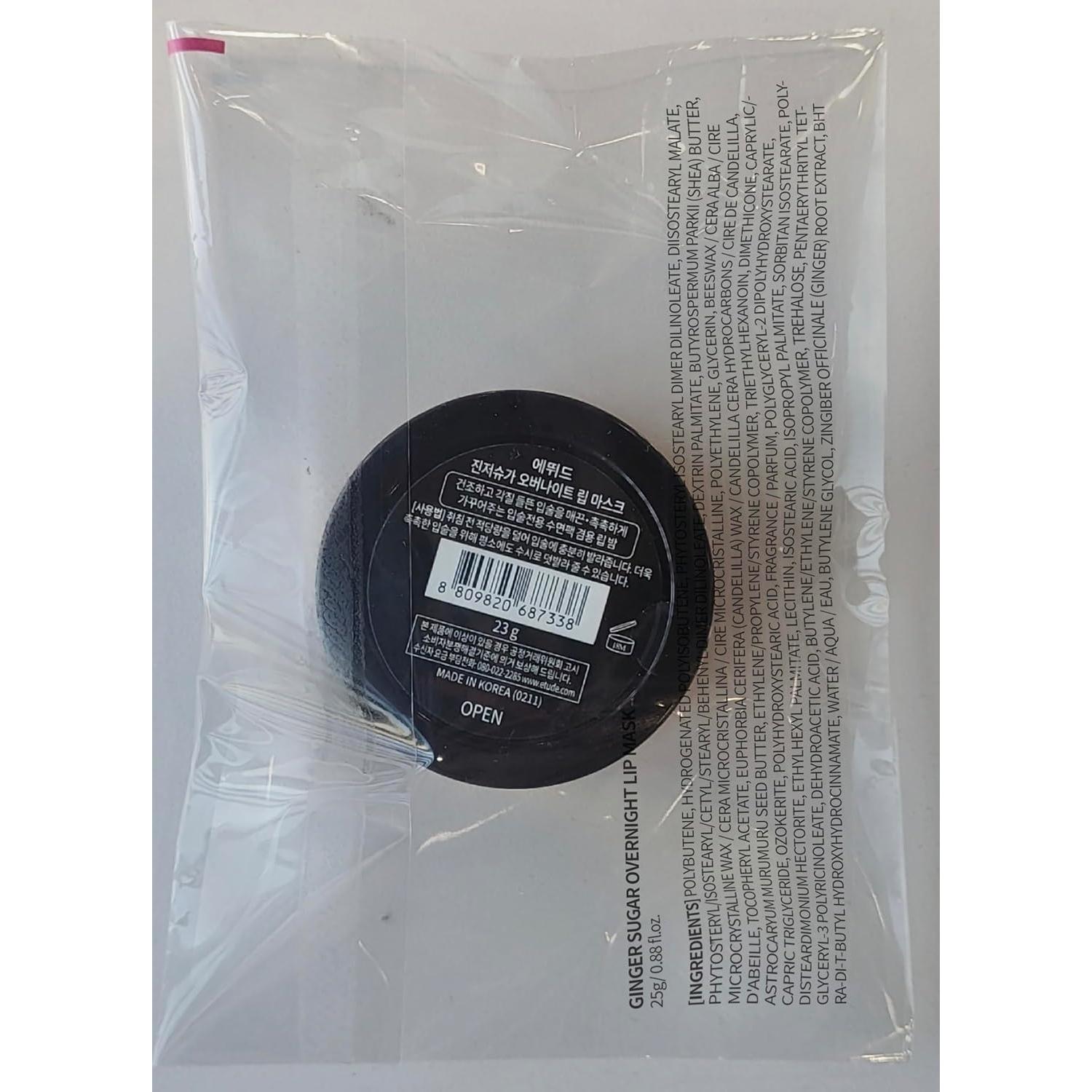 Mascarilla Labial ETUDE Azúcar de Jengibre 25g Hidratante