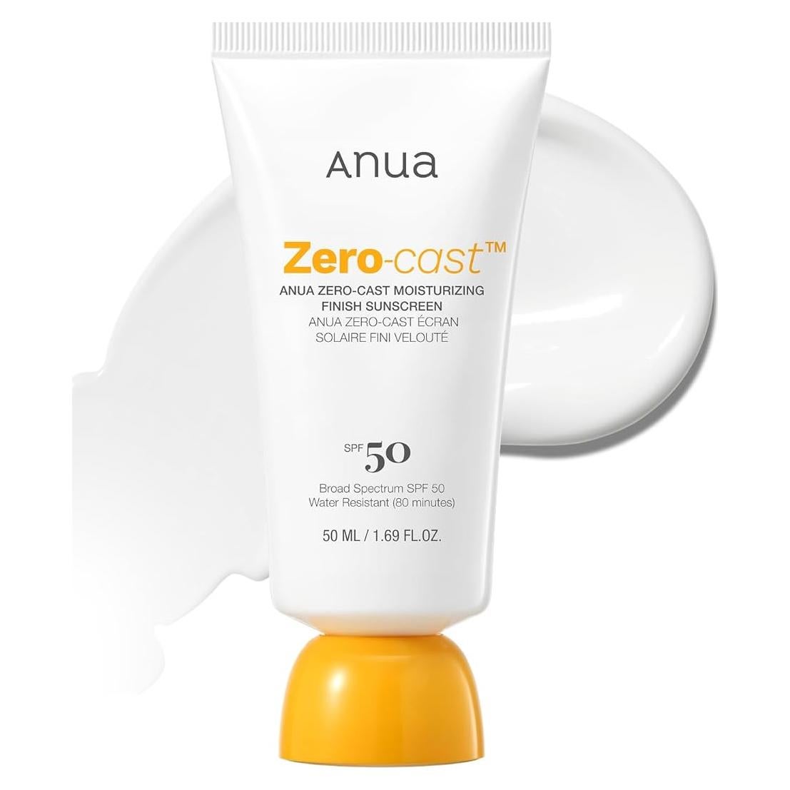 Protector Solar Facial Anua Zero-Cast SPF 50 50ml