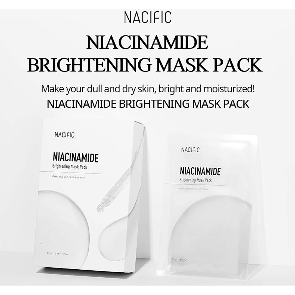 Paquete de 10 Mascarillas Faciales NACIFIC - Hidratación y Nutrición