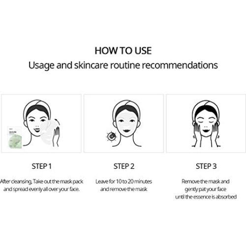 Paquete de 10 Mascarillas Faciales NACIFIC - Hidratación y Nutrición