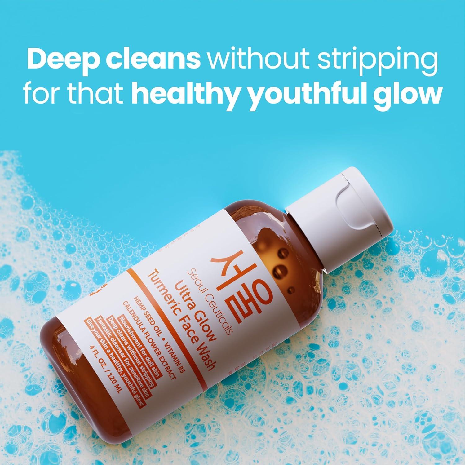 Limpiador Facial de Cúrcuma SeoulCeuticals 113g - Vegano y Natural