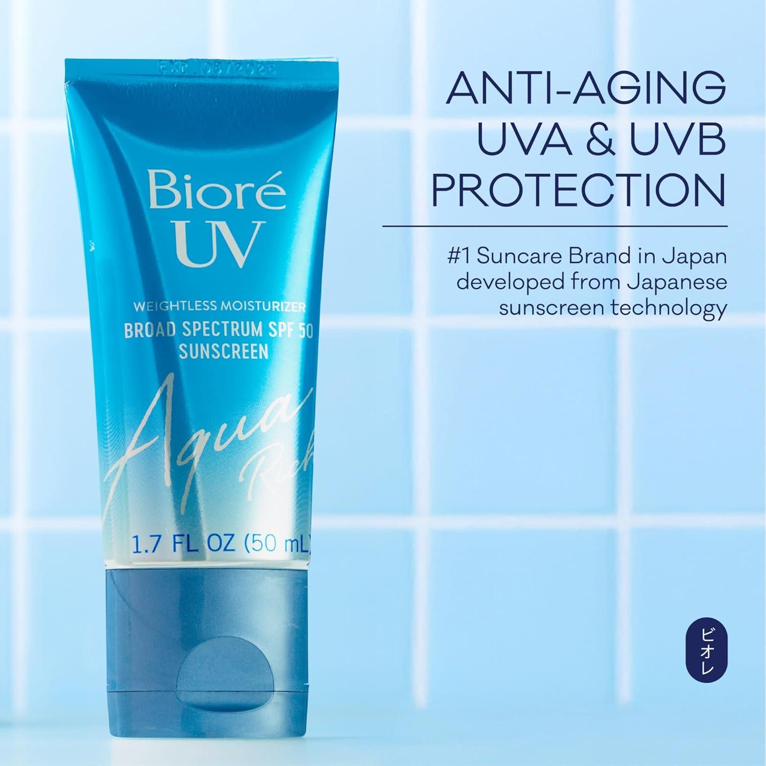 Biore UV Aqua Rich Hidratante Facial SPF 50 50 ml