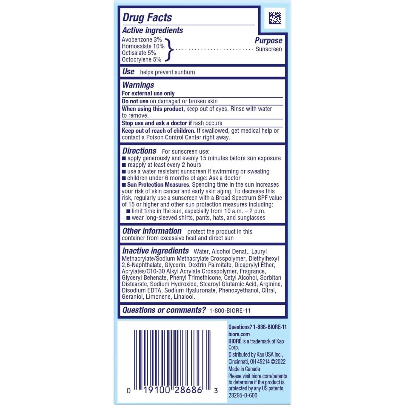 Biore UV Aqua Rich Hidratante Facial SPF 50 50 ml