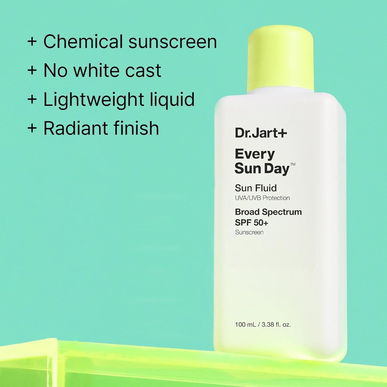 Dr.Jart+ Fluido Solar Coreano SPF 50 para la Cara 100 ml