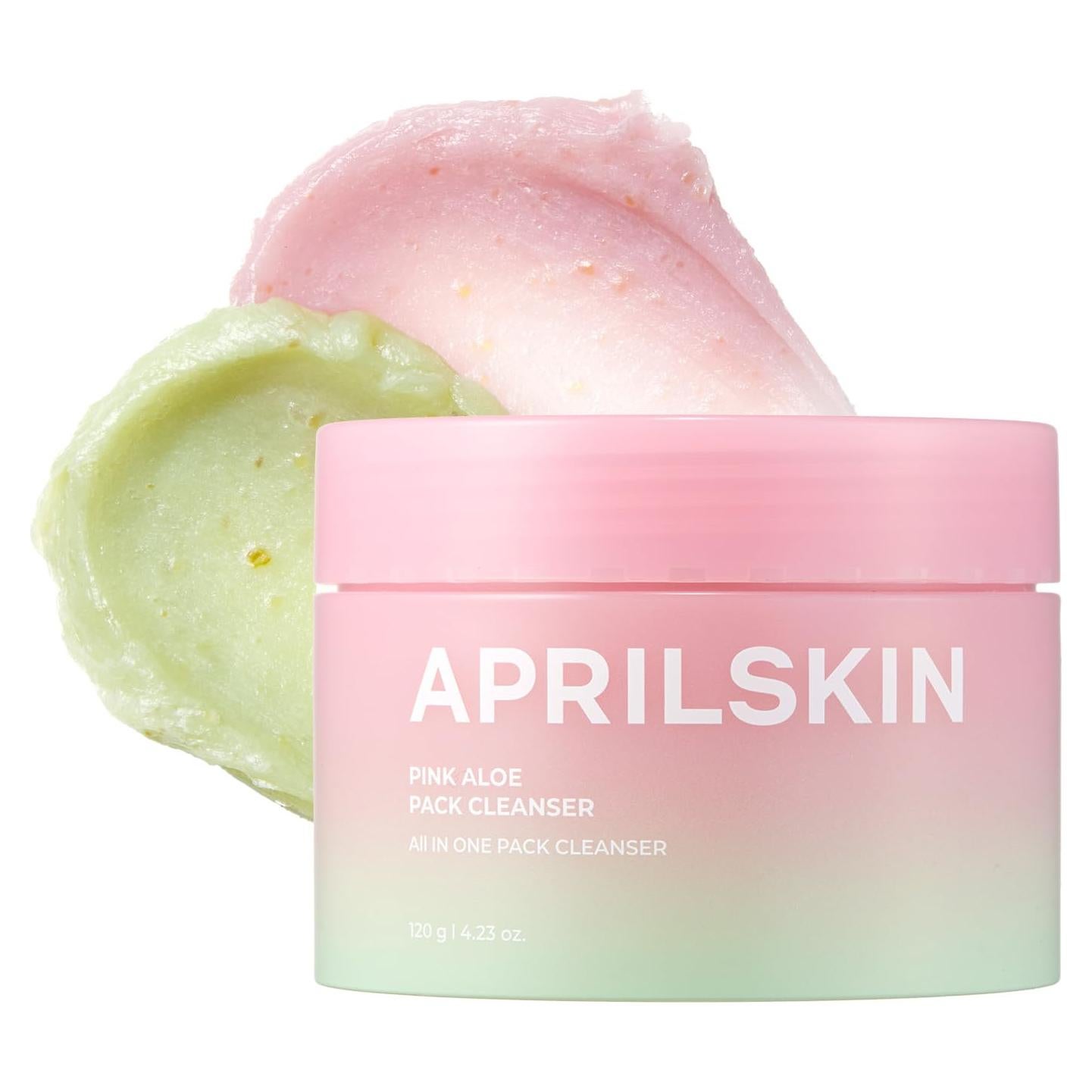 Limpiador Facial Aprilskin Aloe Rosa 189g Exfoliante Suave
