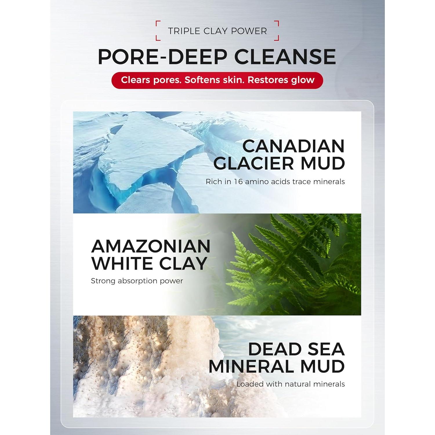 Mascarilla de Arcilla NING DERMOLOGIE 110g Piel Sensible Hidratante