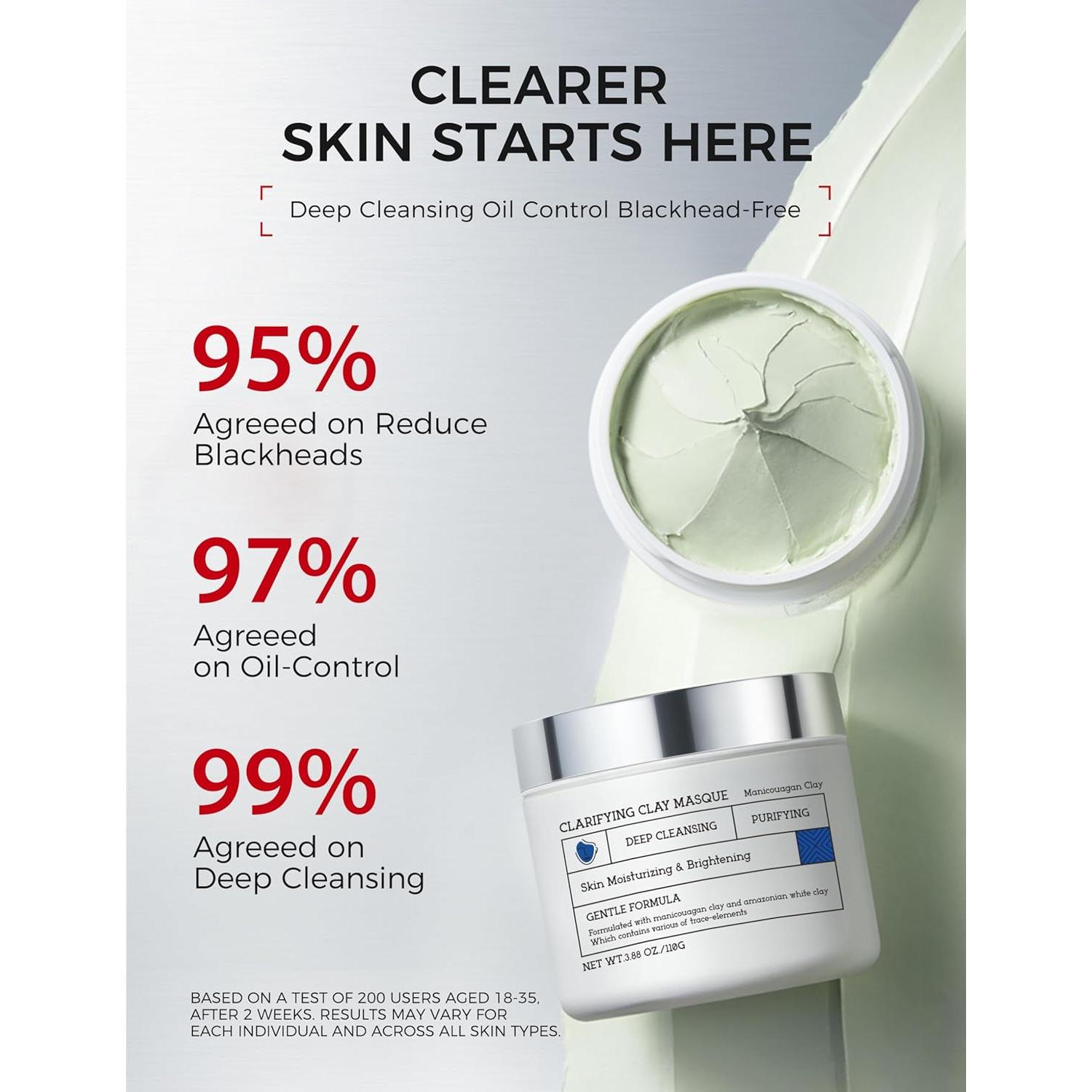 Mascarilla de Arcilla NING DERMOLOGIE 110g Piel Sensible Hidratante