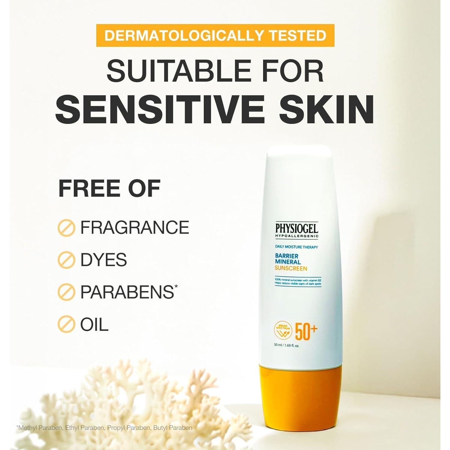 Protector Solar Hidratante Physiogel SPF 50+ Piel Sensible 23g