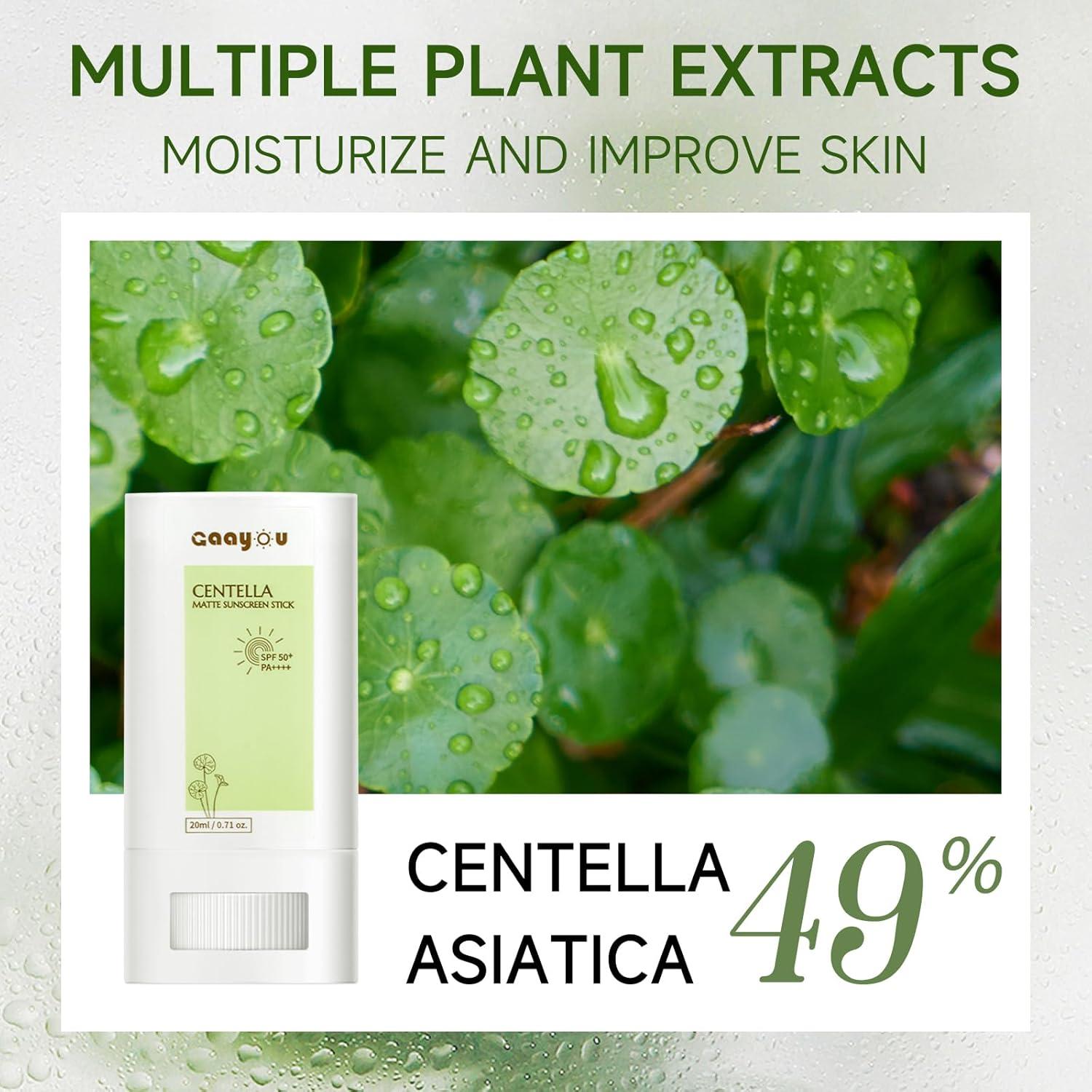 Bastón Protector Solar SPF 50+ Gaayou Hidratante 48g