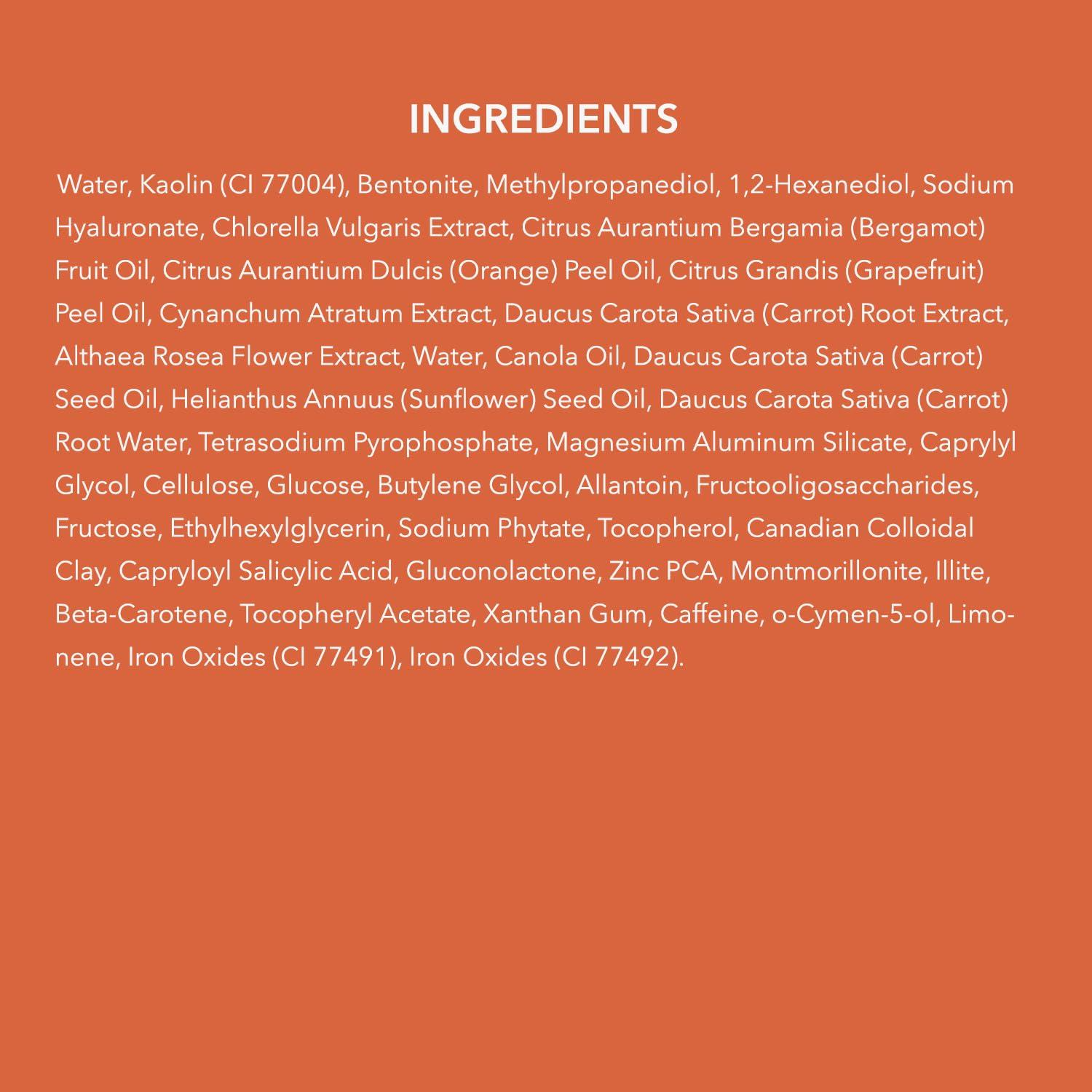 Máscara de Arcilla APRILSKIN Carrotene 100g - Secado Rápido 3 Min