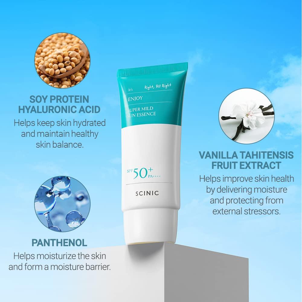 Esencia Solar Hidratante SCINIC SPF50+ PA++++ 50ml