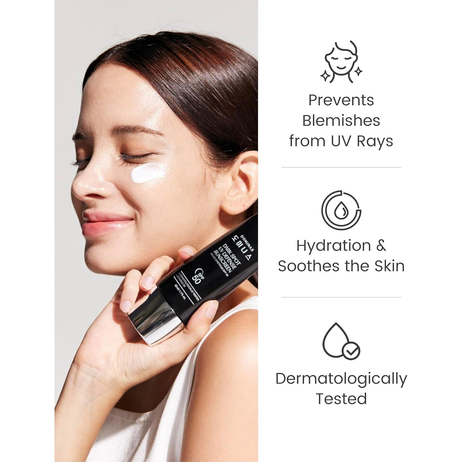 Protector Solar DOMINAS SPF 50 (50ml) - Hidratante UV Ligero