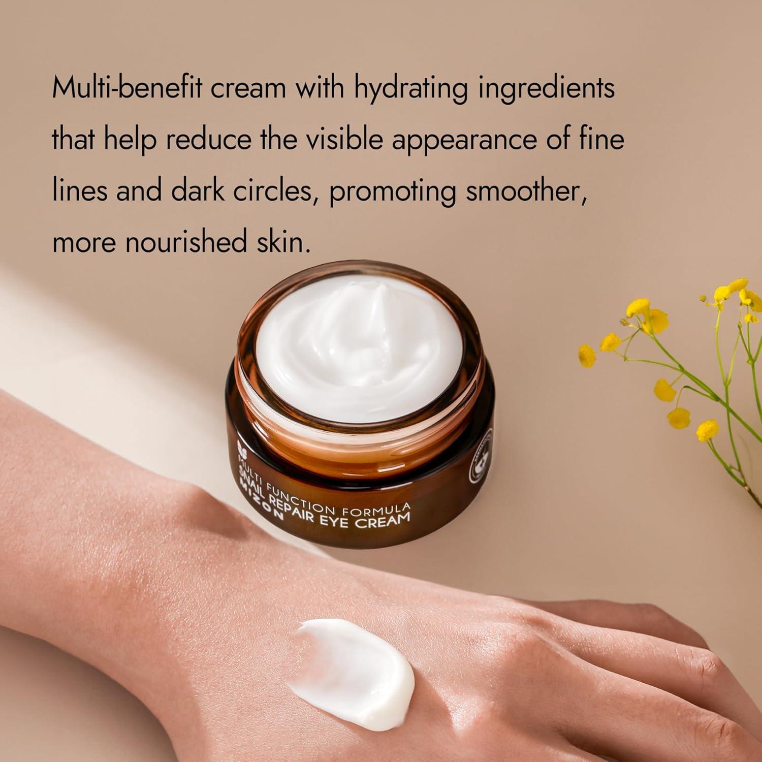 Crema para Ojos Reparadora de Caracol MIZON 23.66g Hidratante