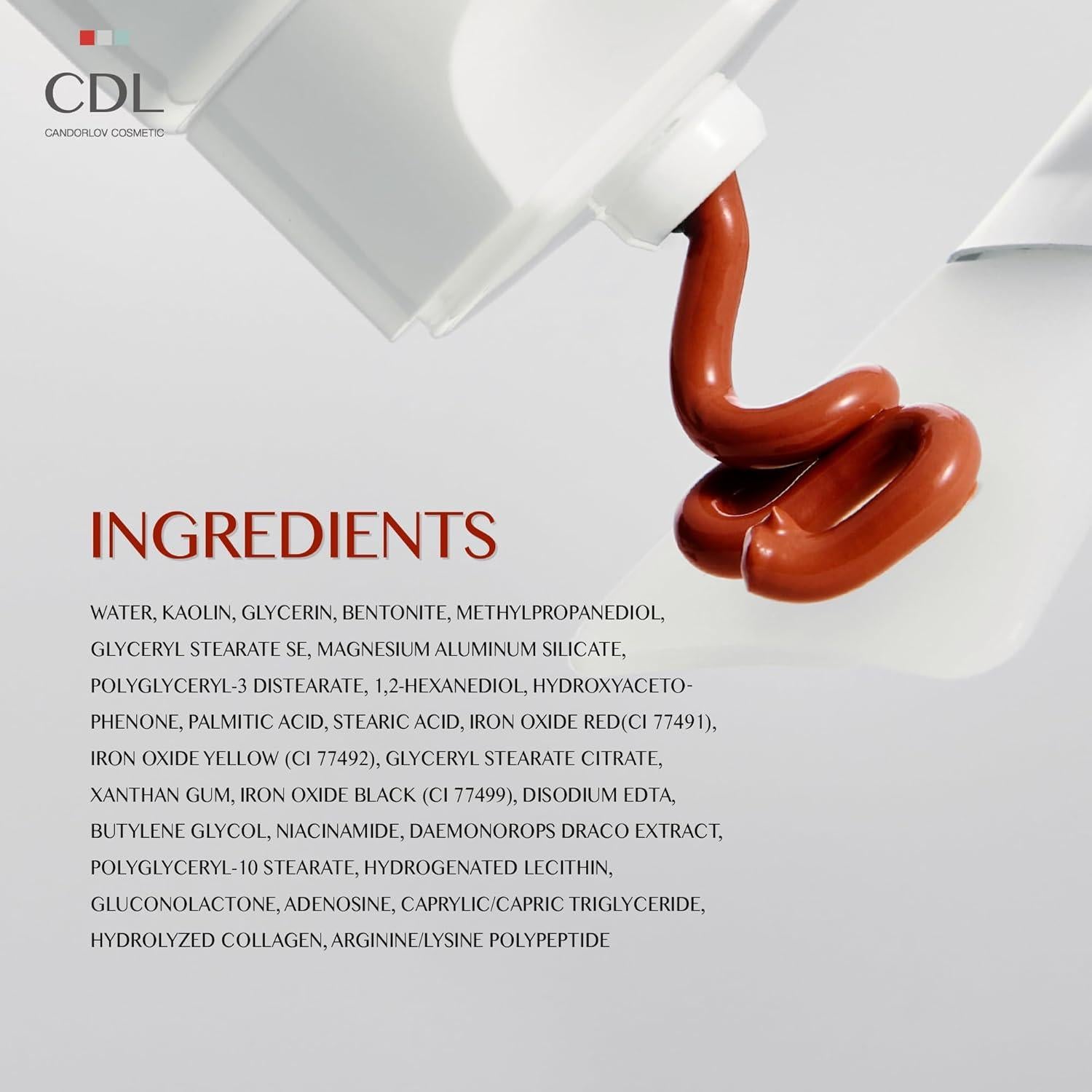 Mascarilla Facial Lavable C&Tech Barro Rojo 117 g Piel Sensible