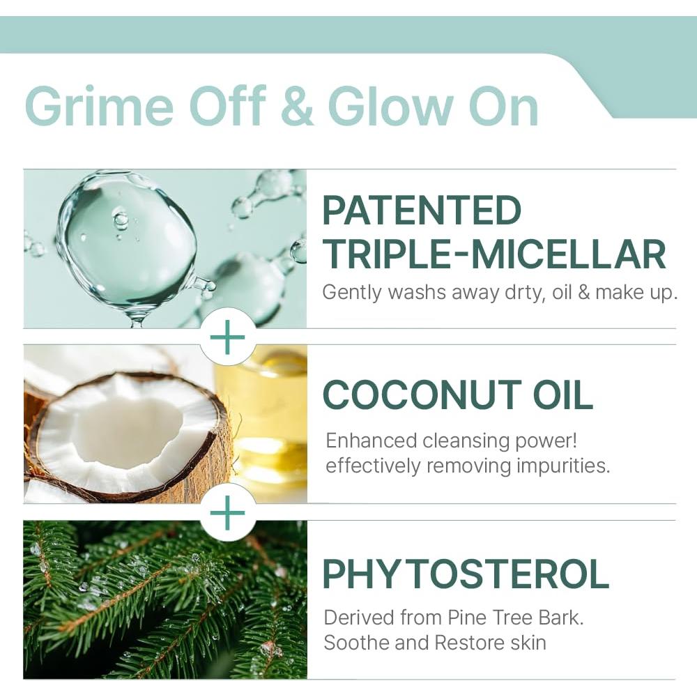 Limpiador Facial Suave Illiyoon 250ml - Gel y Aceite 2 en 1