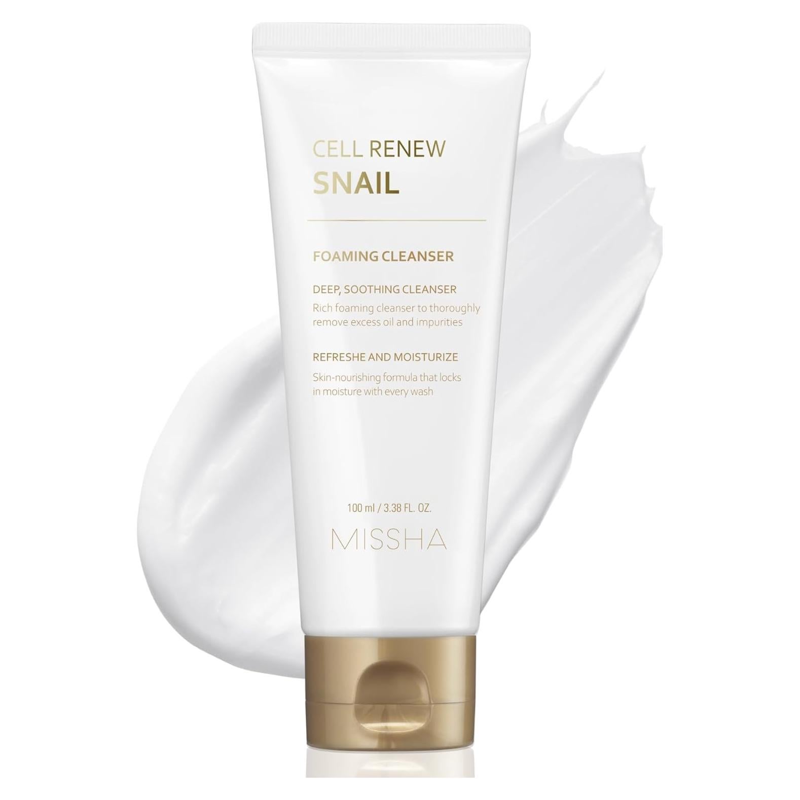 Limpiador Espumoso de Caracol MISSHA 100 ml - Hidratante Facial