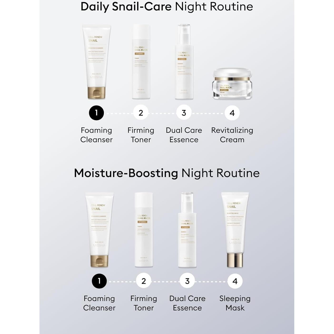 Limpiador Espumoso de Caracol MISSHA 100 ml - Hidratante Facial