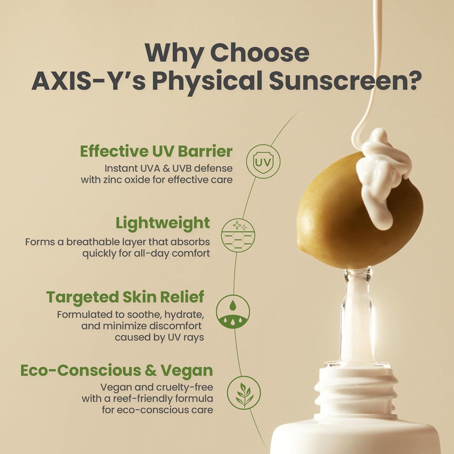 AXIS-Y Protector Solar Mineral SPF 50 50ml - Cuidado Vegano