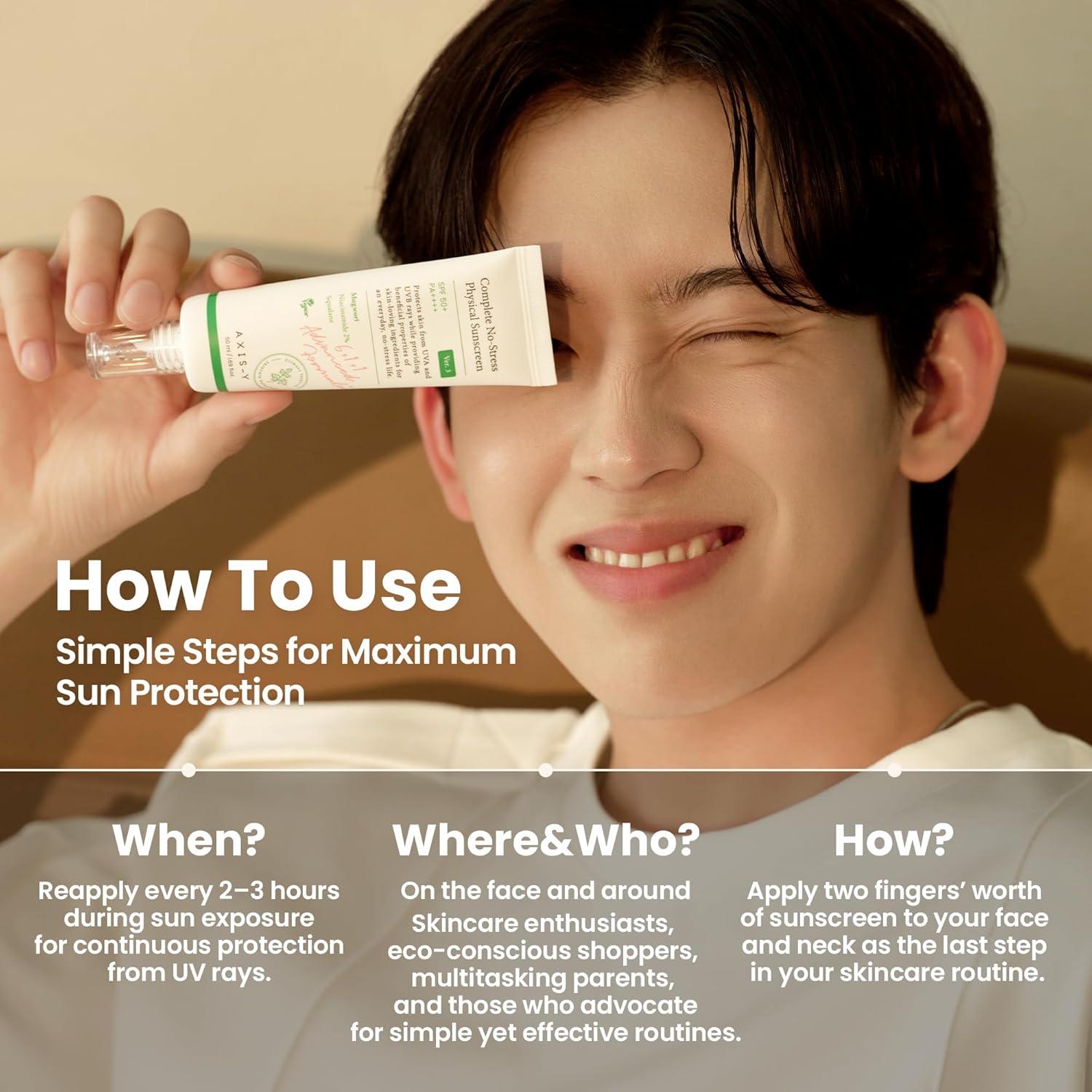 AXIS-Y Protector Solar Mineral SPF 50 50ml - Cuidado Vegano