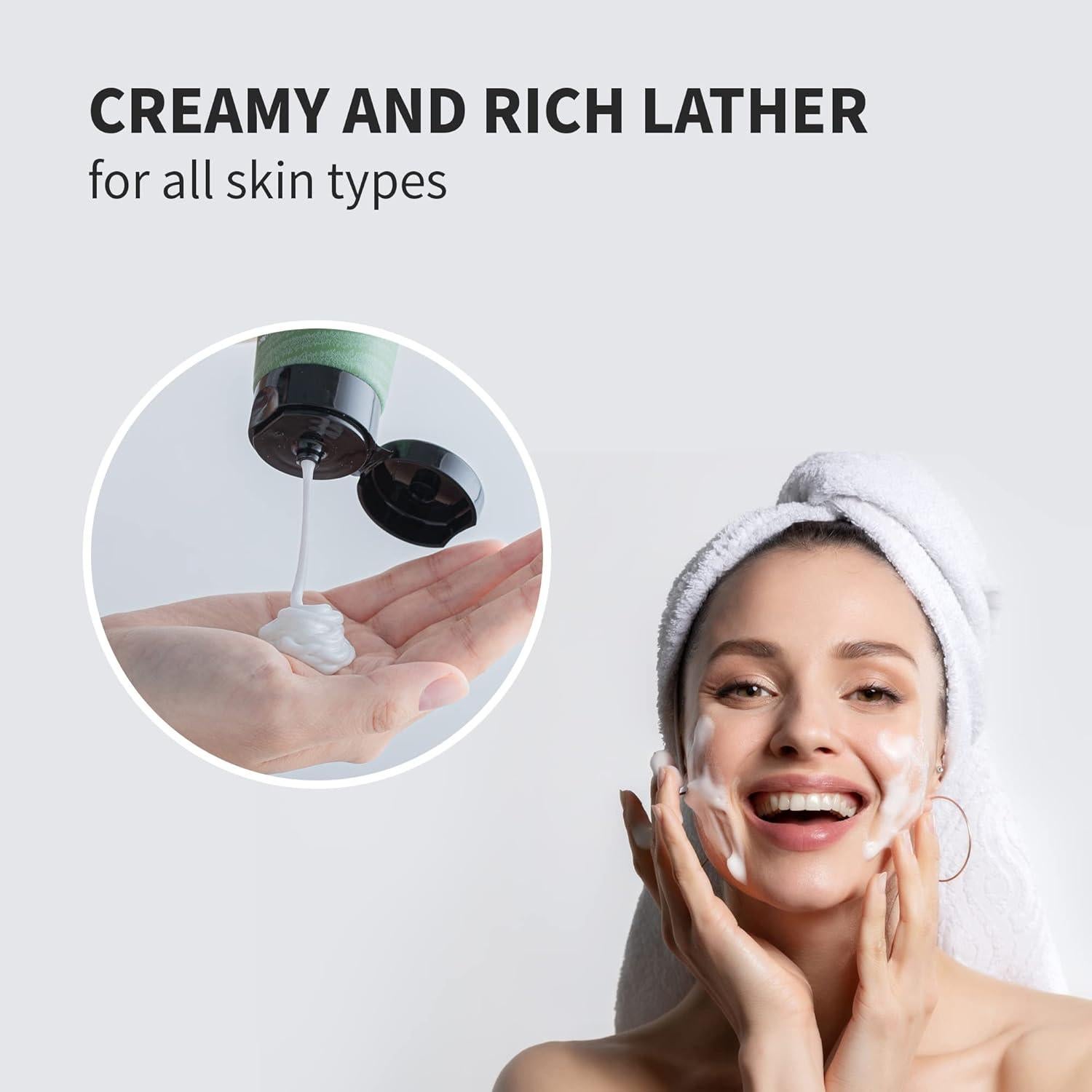 Limpiador Facial Espumoso BENTON Té Verde 120g - Hidratante