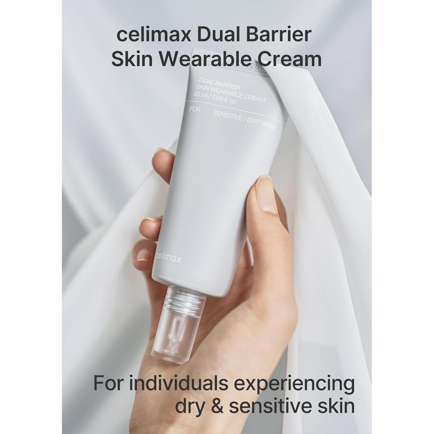 Crema Hidratante Facial Celimax Barrera Dual 50ml - Ceramidas