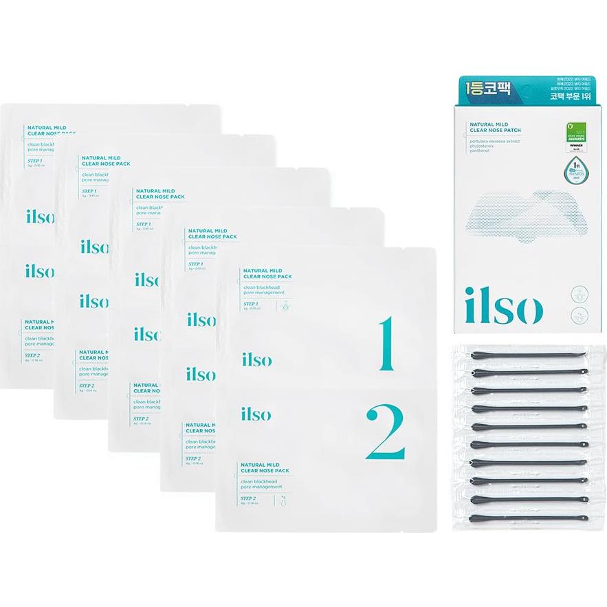 Parches Limpiadores de Poros Ilso Natural MILD - 5 PCS