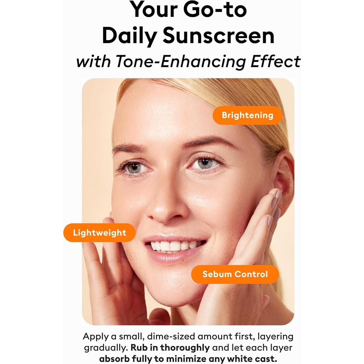 MISSHA Protector Solar Vita C SPF 50 - 69.9 ml, Ligero y No Pegajoso