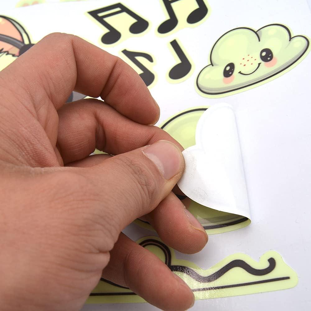 Calcomanías Luminosas de Gatos Robmoda 30x20 cm