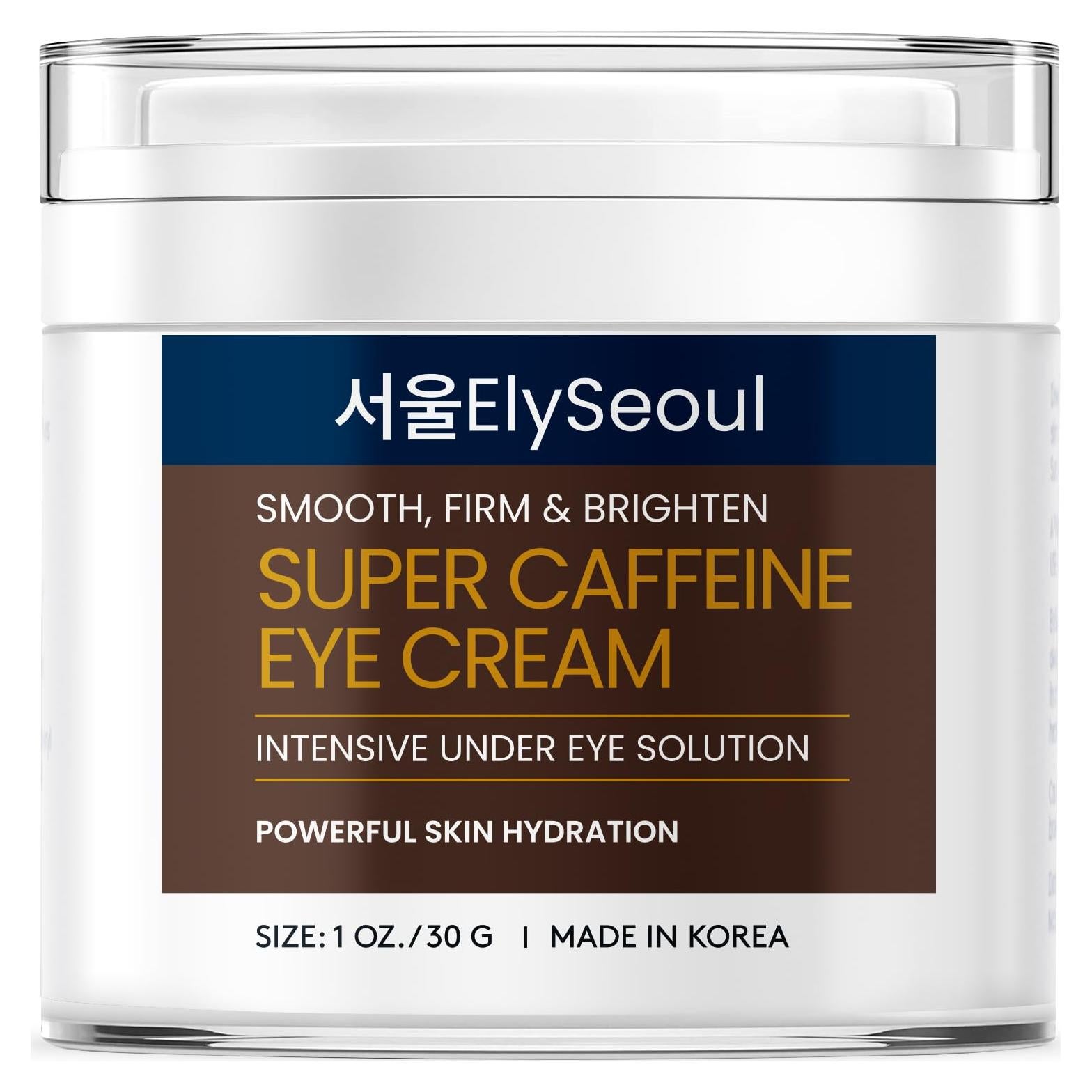 Crema para los Ojos ElySeoul Super Caffeine 30g - Antienvejecimiento