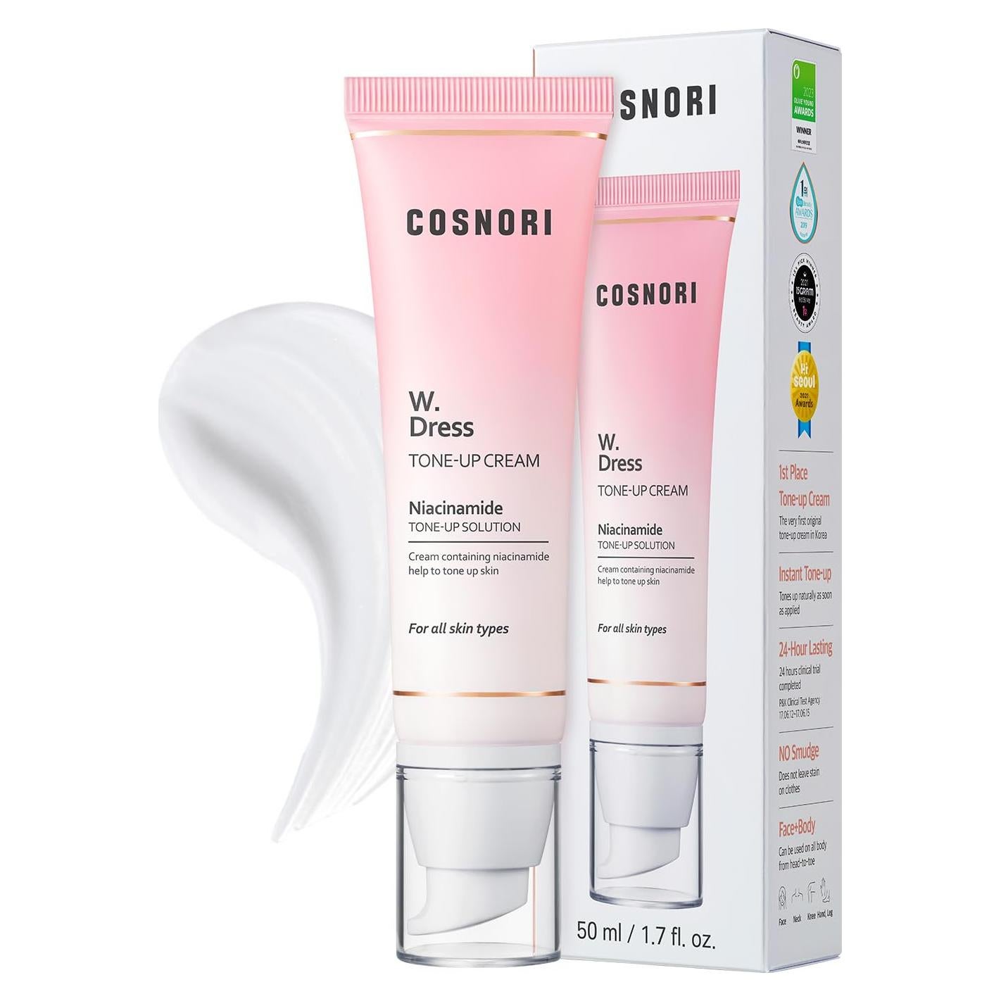 Crema Tonificante COSNORI W.Dress 50 ml - Hidratante Vegana