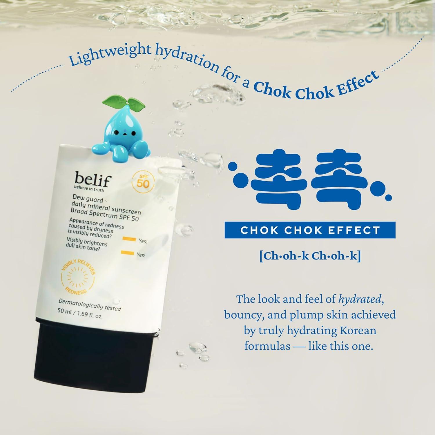 Protector Solar Mineral Belif Dew Guard SPF 50 - 49.8 ml