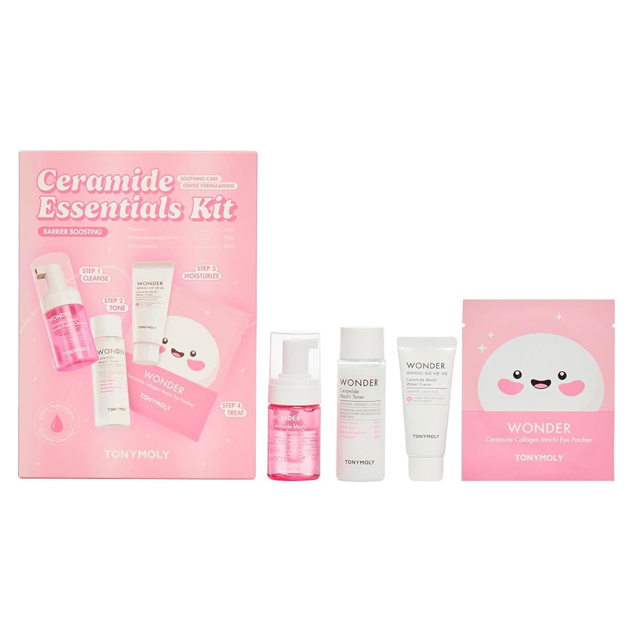 Kit Esencial de Cuidado de Piel TONYMOLY Ceramida 4 Piezas