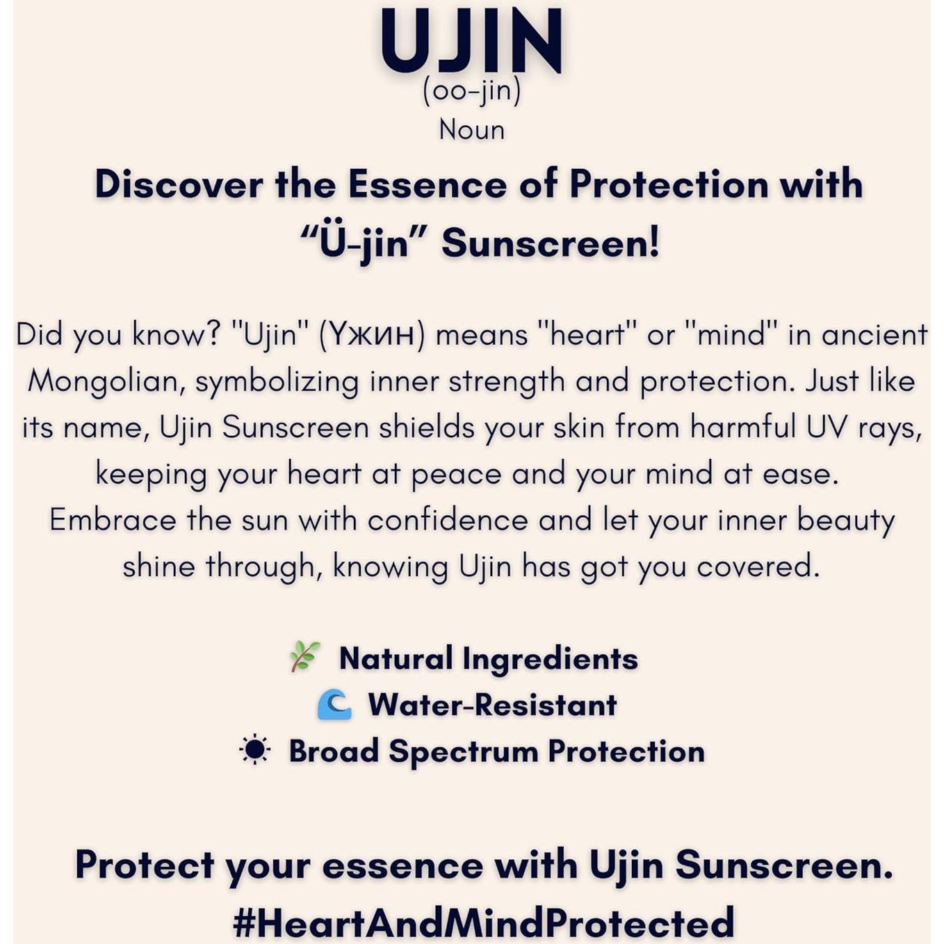 Protector Solar Ujin Eclat SPF 50 con Óxido de Zinc 48g