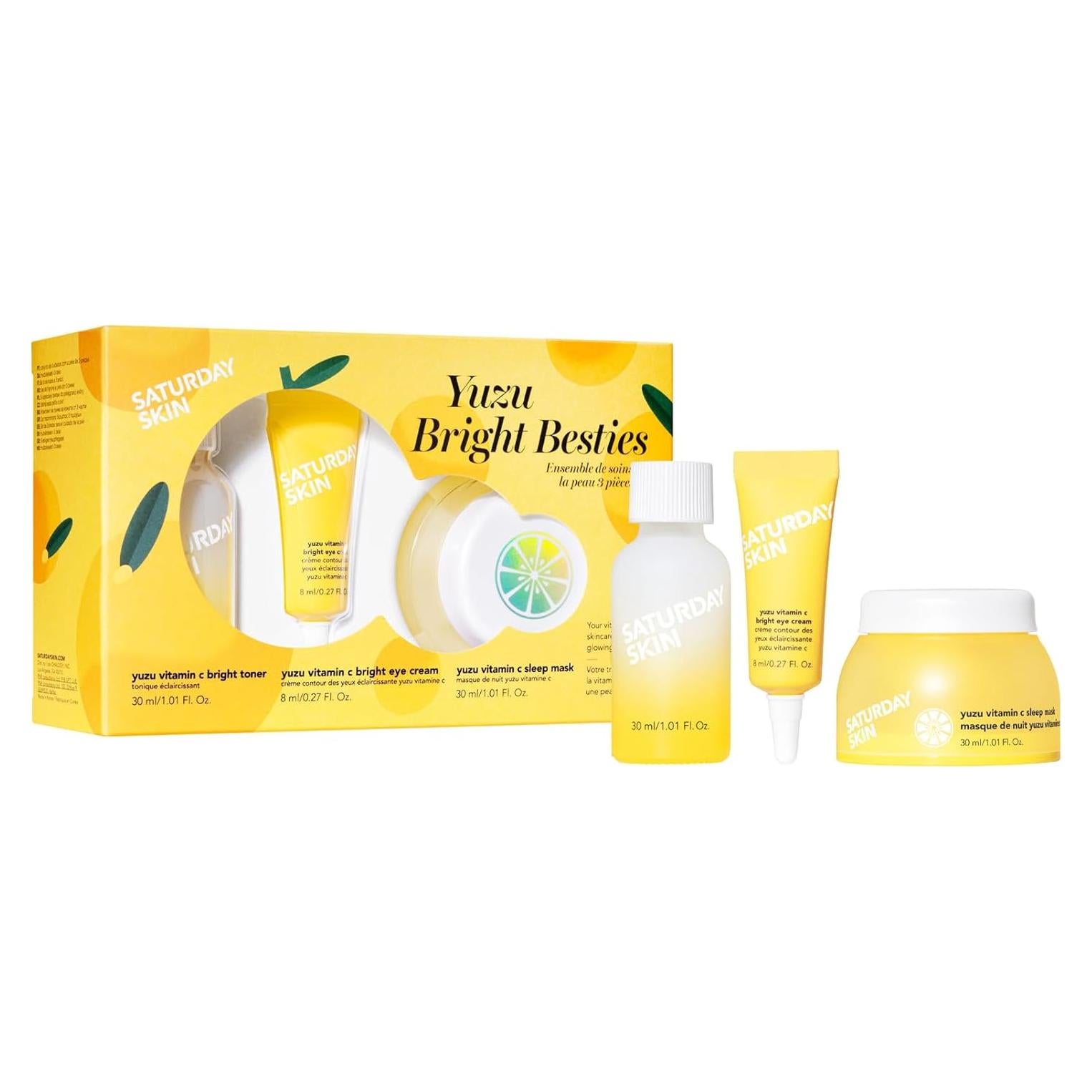 Conjunto de Cuidado de la Piel Saturday Skin Yuzu 3 Piezas