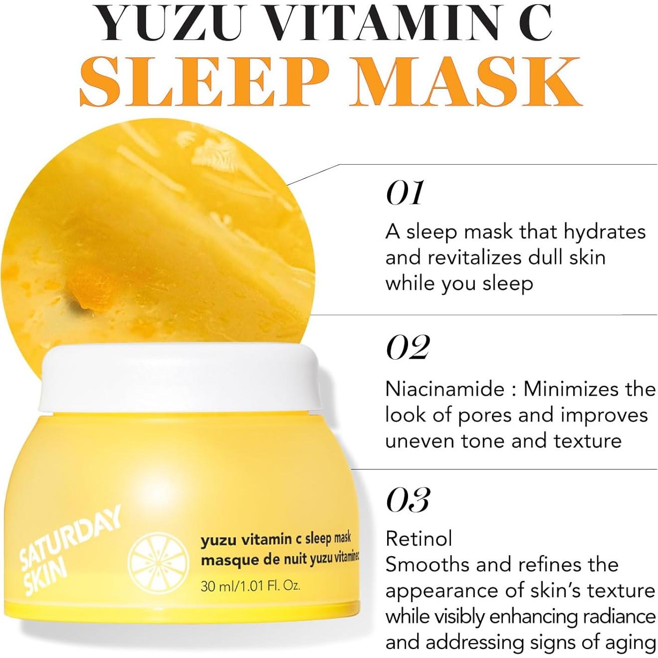 Conjunto de Cuidado de la Piel Saturday Skin Yuzu 3 Piezas