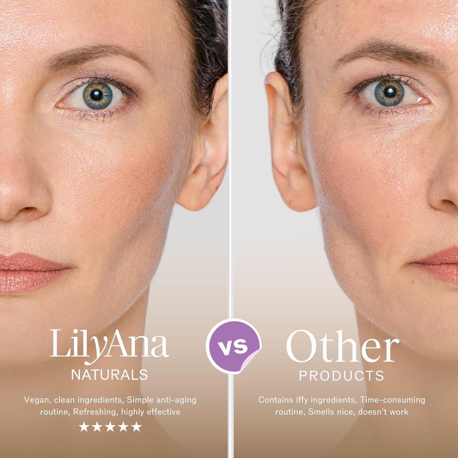 Crema para Ojos LilyAna Naturals 30ml con Cafeína y Péptidos